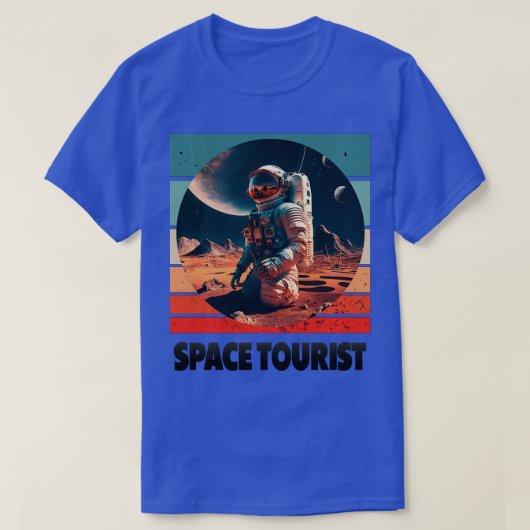 宇宙ウーリスト宇宙宇宙宇宙飛行士ロン Tシャツ (デザイン正面)