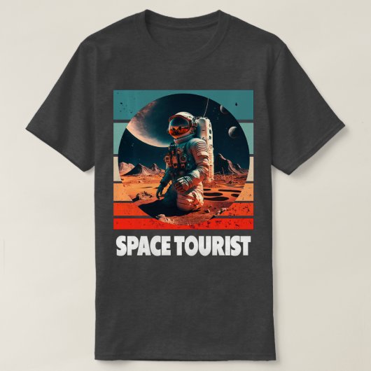 宇宙ウーリスト宇宙宇宙宇宙飛行士ロン Tシャツ (デザイン正面)