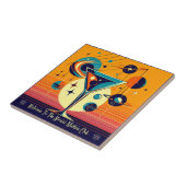 宇宙エイジウェルカムトゥーザアトミック・マルティニクラブ タイル (側面)