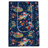 宇宙エイジサンタクリスマス抱き枕 ミディアムペーパーバッグ (裏面)