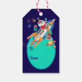 宇宙エイジサンタクリスマス ギフトタグ (裏面)