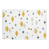 宇宙エイジダイヤモンドオレンジホワイト 枕カバー (裏面)