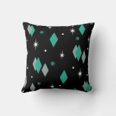 宇宙エイジダイヤモンドターコイズブラック クッション (裏面)