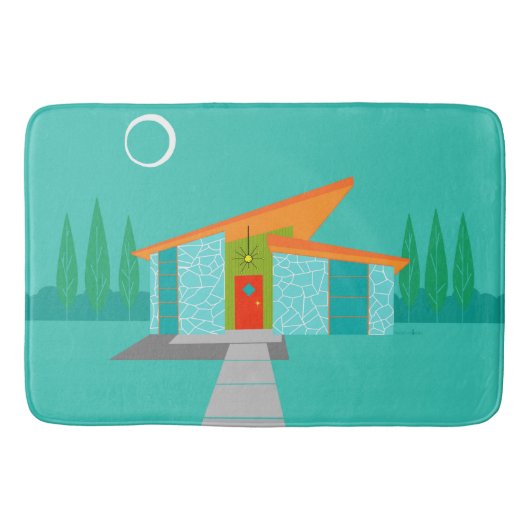 宇宙エイジマンガハウスバスマット バスマット (正面)