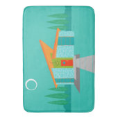 宇宙エイジマンガハウスバスマット バスマット (正面縦)