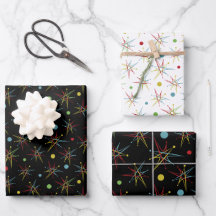 宇宙エイジ原子レトロドットカスタムカラー