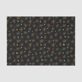 宇宙エイジ原子レトロドットカスタムカラー 薄葉紙