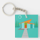 宇宙エイジ漫画アクリルキーチェーン キーホルダー (正面)