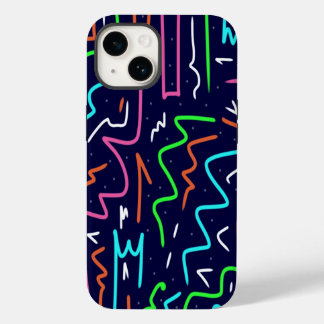 宇宙エイジ迷路抽象芸術プリント Case-Mate iPhone 14ケース