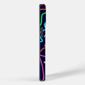 宇宙エイジ迷路抽象芸術プリント Case-Mate iPhoneケース (裏面 / 右)