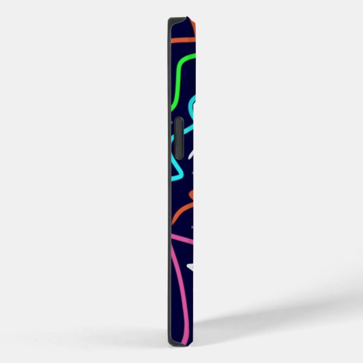 宇宙エイジ迷路抽象芸術プリント Case-Mate iPhoneケース (裏面 / 右)