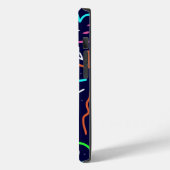 宇宙エイジ迷路抽象芸術プリント Case-Mate iPhoneケース (裏面 / 左)