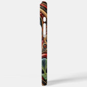 宇宙エイリアンでのミステリアス鮮やかな出会い Case-Mate iPhoneケース (裏面 / 左)