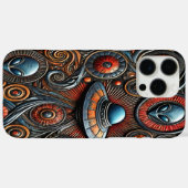 宇宙エイリアンの神秘的なカラフルデザイン Case-Mate iPhoneケース (裏面 (横))