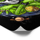 宇宙エイリアンガングストаUFO地球外生物ラッパー ポスター (角)