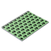 宇宙エイリアングリーン地球外エイリアンノート ノートブック (左側)