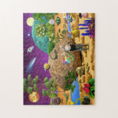 宇宙エイリアンジグソーパズル惑星キッズボーイズギフト ジグソーパズル (縦)