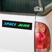 宇宙エイリアンバンパーシール バンパーステッカー (トラック上)