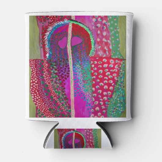 宇宙エイリアンパーティー動物 缶クーラー (正面)