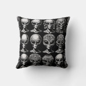 宇宙エイリアンヘッズ地上Sci Fi クッション (裏面)