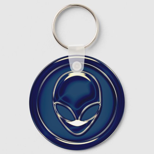 宇宙エイリアンヘッド キーホルダー (正面)