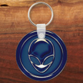 宇宙エイリアンヘッド キーホルダー (正面)