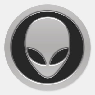 宇宙エイリアンヘッド ラウンドシール