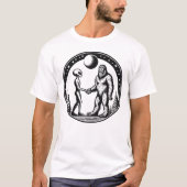 宇宙エイリアンミーティングビッグフット Tシャツ (正面)