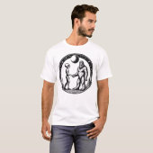 宇宙エイリアンミーティングビッグフット Tシャツ (正面フル)