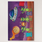 宇宙エイリアン侵入パズル ジグソーパズル (縦)