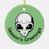 宇宙エイリアン地球外 セラミックオーナメント (正面)