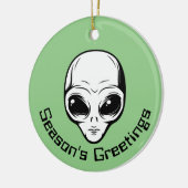 宇宙エイリアン地球外 セラミックオーナメント (左)