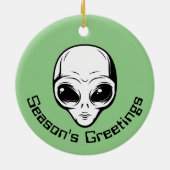 宇宙エイリアン地球外 セラミックオーナメント (裏面)
