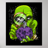 宇宙エイリアン宇宙飛行士によるUFOの拉致 ポスター (正面)