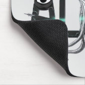 宇宙エイリアン文字 マウスパッド (コーナー)