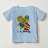 宇宙エイリアン第2誕生日Tシャツとギフト ベビーTシャツ (正面)