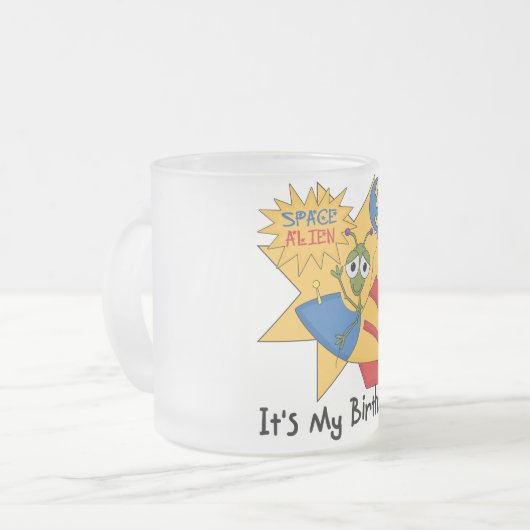 宇宙エイリアン第3期Tシャツとギフト フロストグラスマグカップ (正面左)