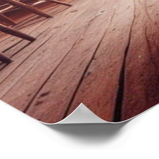 宇宙エイリアン遊ズギター女性のカーボーイ踊り ポスター (角)