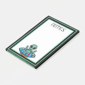 宇宙エイリアン飛んでいるソーサーPost-Itノート ポストイット (アングル)