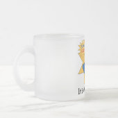 宇宙エイリアン4th誕生日Tシャツとギフト フロストグラスマグカップ (左)