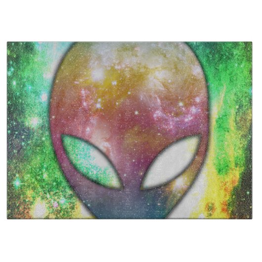 宇宙エイリアン カッティングボード (正面)