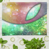 宇宙エイリアン キッチンタオル (折り畳み)