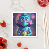 宇宙エイリアン&フレンド スタンダードカクテルナプキン (インサイチュ)