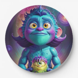 宇宙エイリアン&フレンド ペーパープレート