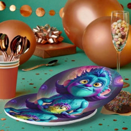 宇宙エイリアン&フレンド ペーパープレート