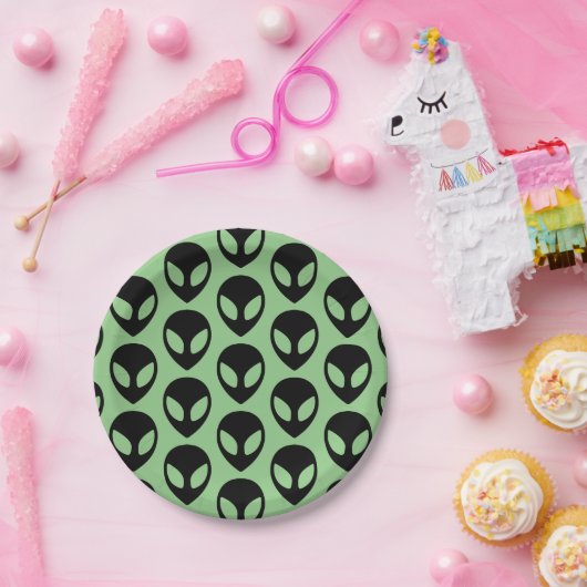 宇宙エイリアン ペーパープレート (パーティー)