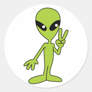 宇宙エイリアン ラウンドシール