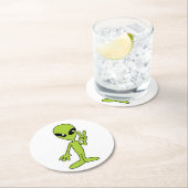 宇宙エイリアン ラウンドペーパーコースター (インサイチュ)