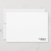 宇宙エイリアンOuterSpace 5x7誕生日招待状 招待状 (裏面)