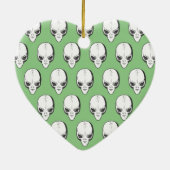 宇宙エイリアンSF地球外UFOオーナメント セラミックオーナメント (裏面)